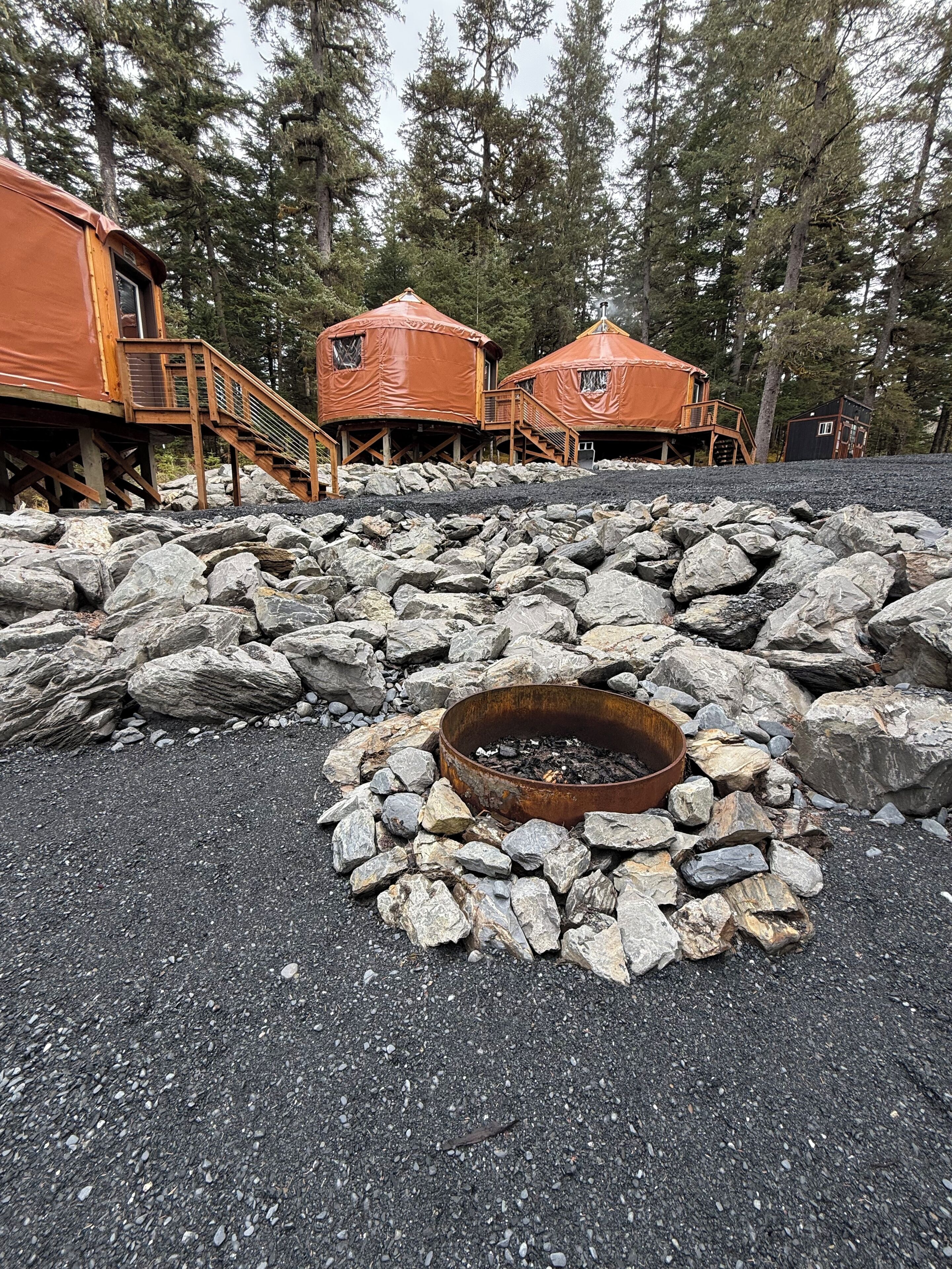 Classic Tent, 1 Queen Bed, Mountain View | Terrace/patio