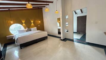 Chambre Quadruple Familiale, balcon, vue ville