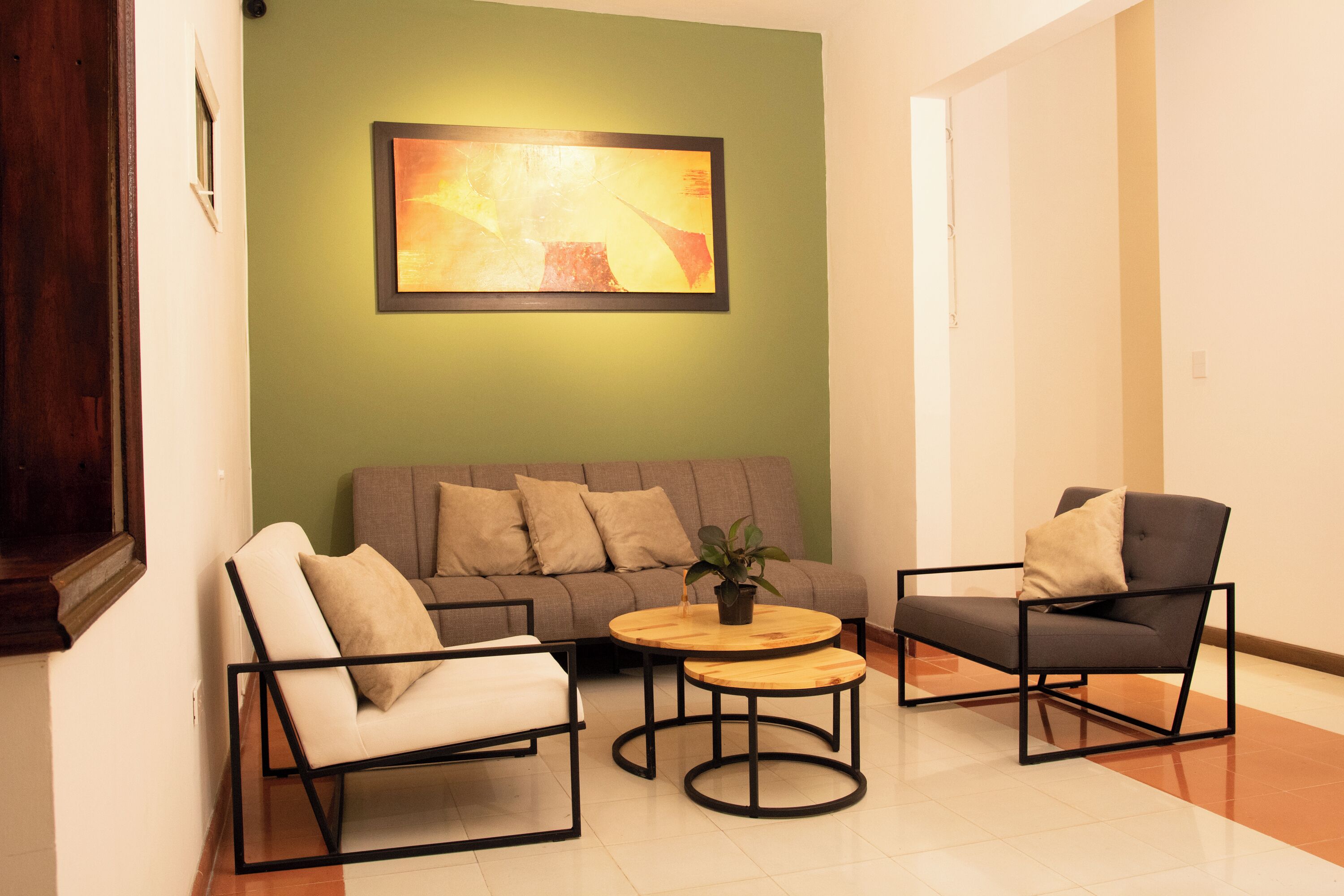 Habitación doble estándar | Área de sala de estar