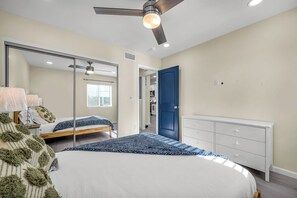 2 habitaciones, escritorio, tabla de planchar con plancha y wifi gratis 
