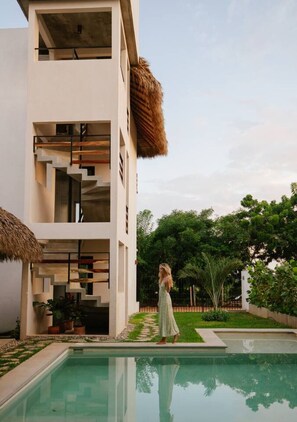 Pool - Sunny 2 BR Penthouse w/ Priv. Jacuzzi & Balcony (La Barra)