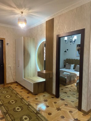 Appartement, balkon, uitzicht op de stad | Woonruimte