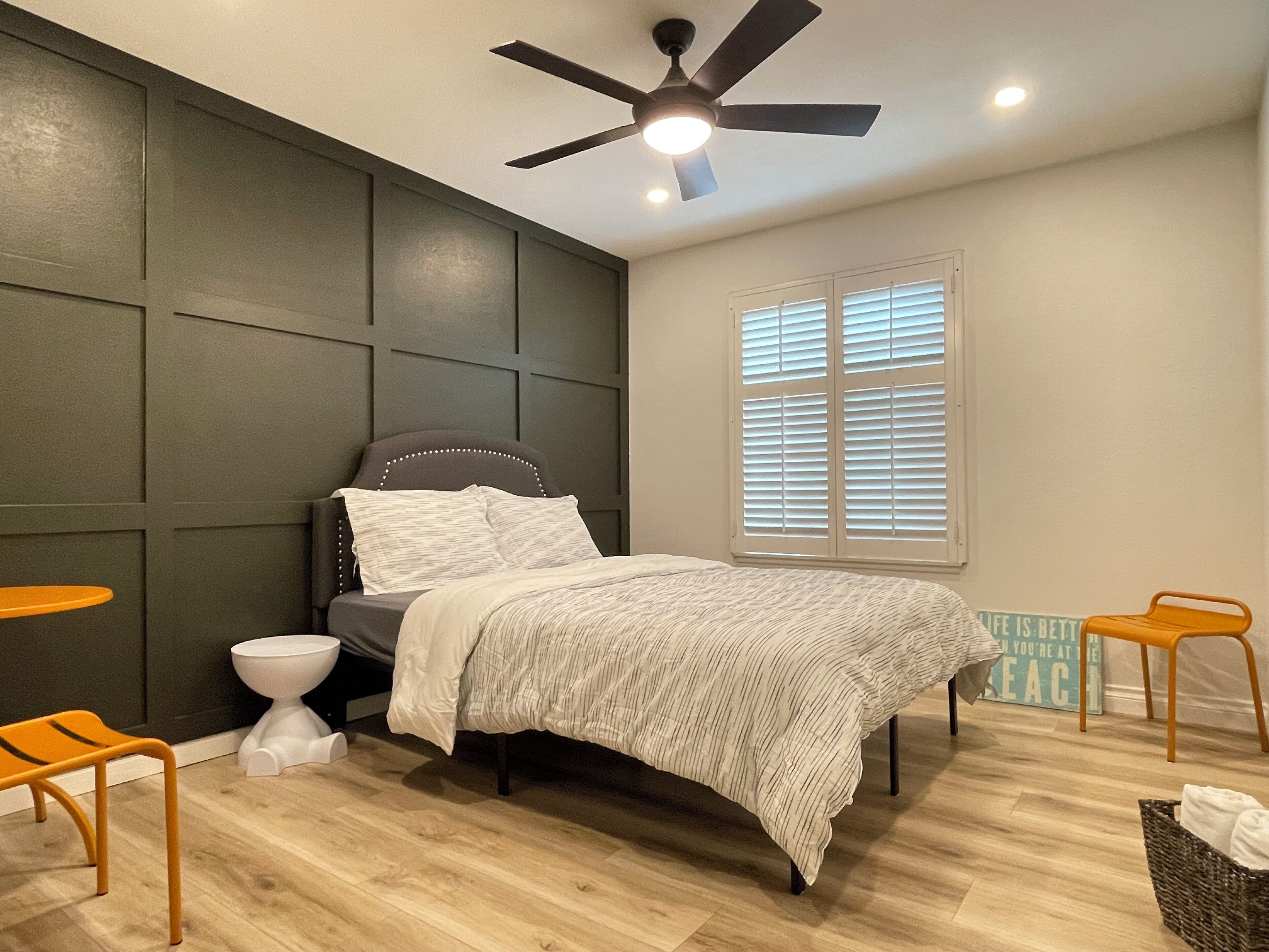 3 soverom, skrivebord, internettilgang og sengetøy