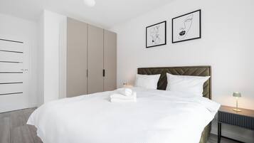 2 makuuhuonetta, silitysrauta/-lauta, Wi-Fi, vuodevaatteet