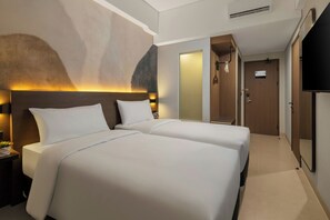 Standaard kamer | Een kluis op de kamer, een bureau, gratis wifi, beddengoed