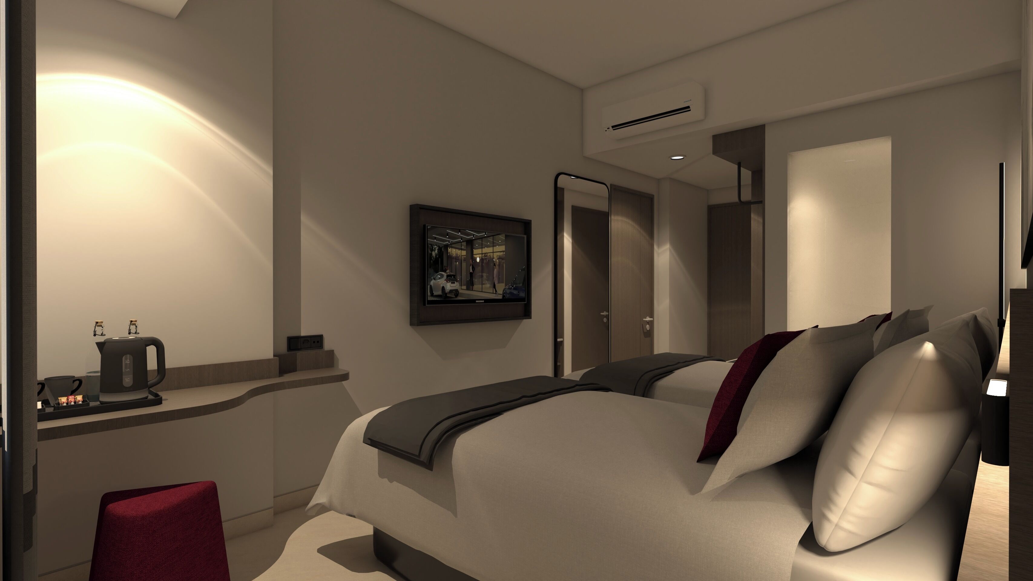 Habitación estándar | Caja de seguridad en la habitación, escritorio y wifi gratis 