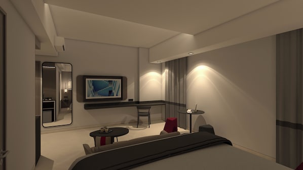 Kamar Eksekutif (Suite) | Brankas, meja kerja, Wi-Fi gratis, dan seprai linen