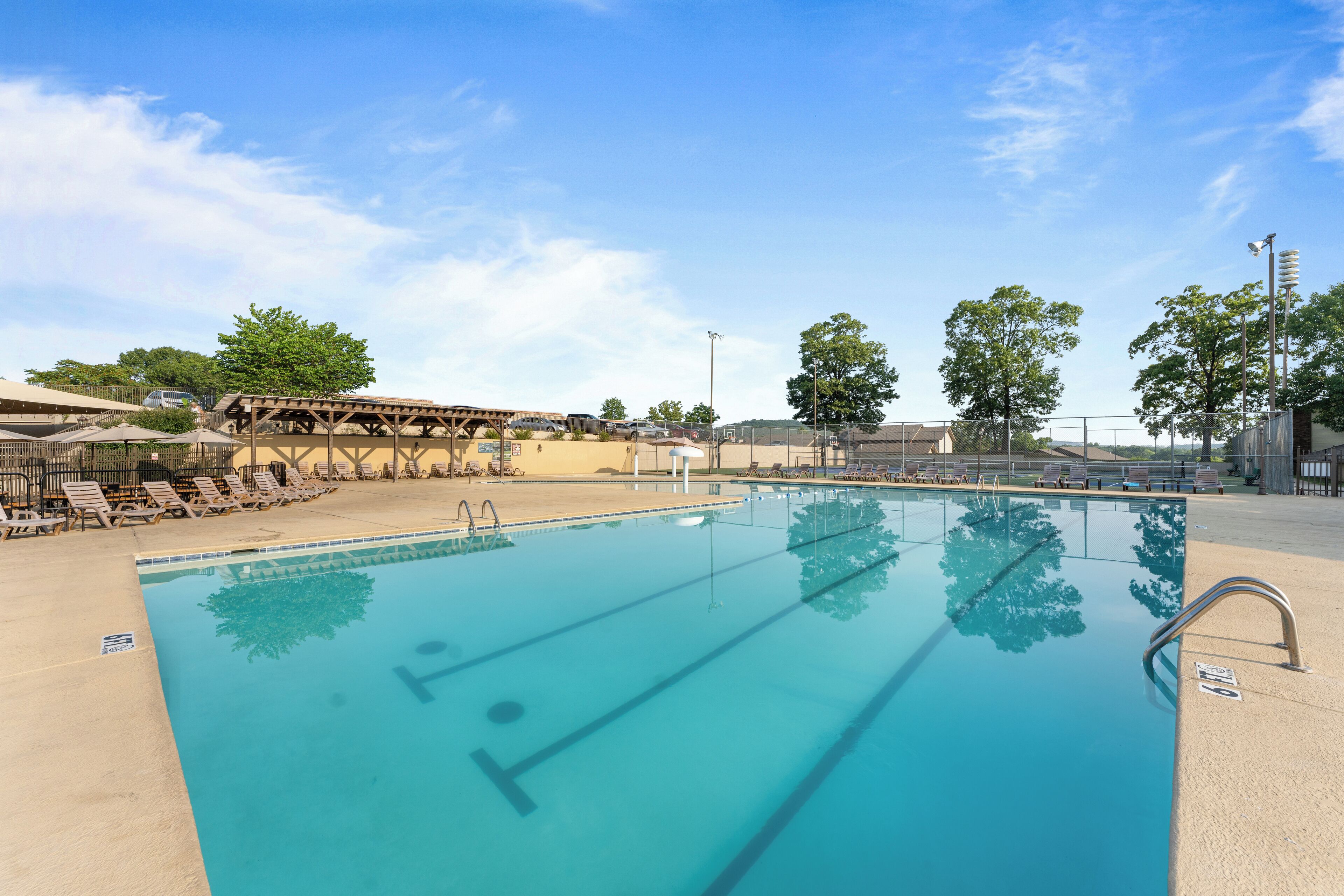 Indoor pool, outdoor pool