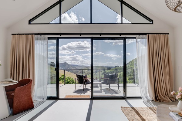 Villa Minto Main Room View Out @ Bloom Into You Flower Farm