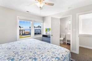 3 bedrooms, iron/ironing board, free WiFi, bed sheets - Pelican: Buxton Townhouse w/ Ocean Views & Porch (Buxton)