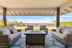 Terrace/patio - 3 BDR/3BTH Oasis | Dual Suites + Outdoor Kitchen (Waikoloa Village)