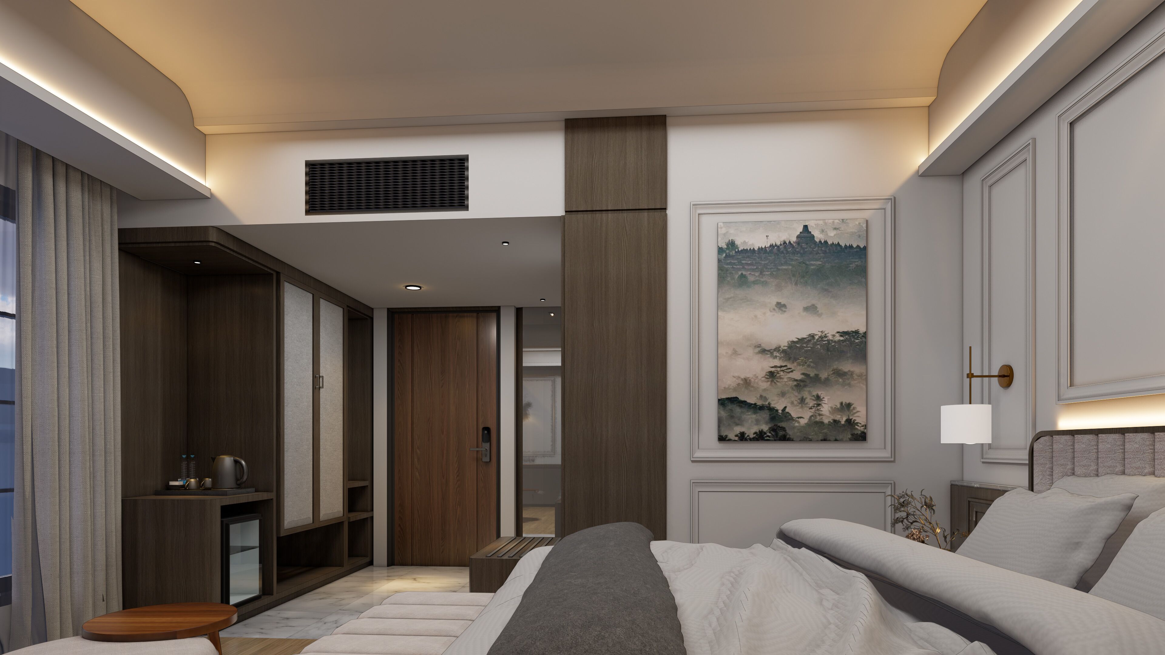 Executive Room | Minibar, in-room safe, desk, blackout drapes