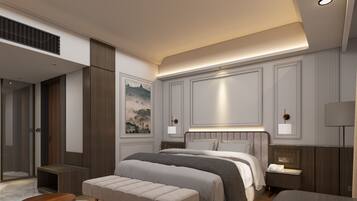 Executive-Zimmer | Minibar, Zimmersafe, Schreibtisch, Verdunkelungsvorhänge