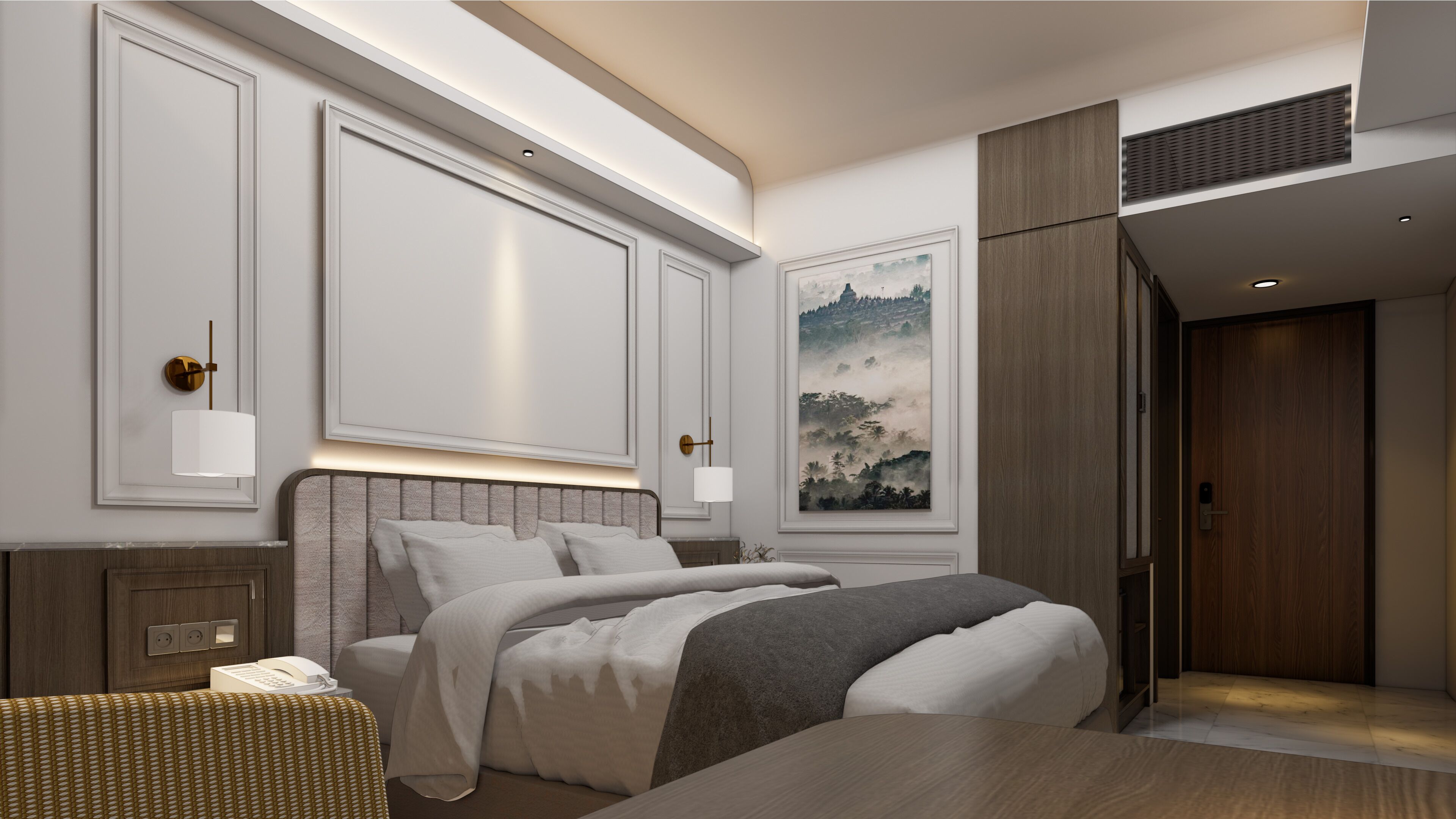 Premier Double Room | Minibar, in-room safe, desk, blackout drapes