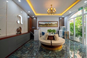 Sala de estar en el lobby