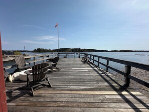 Terrace/patio - New Listing! Peaceful Oceanfront Home with Dock, Decks, and Shore Access in Cundy’s Harbor (Harpswell)