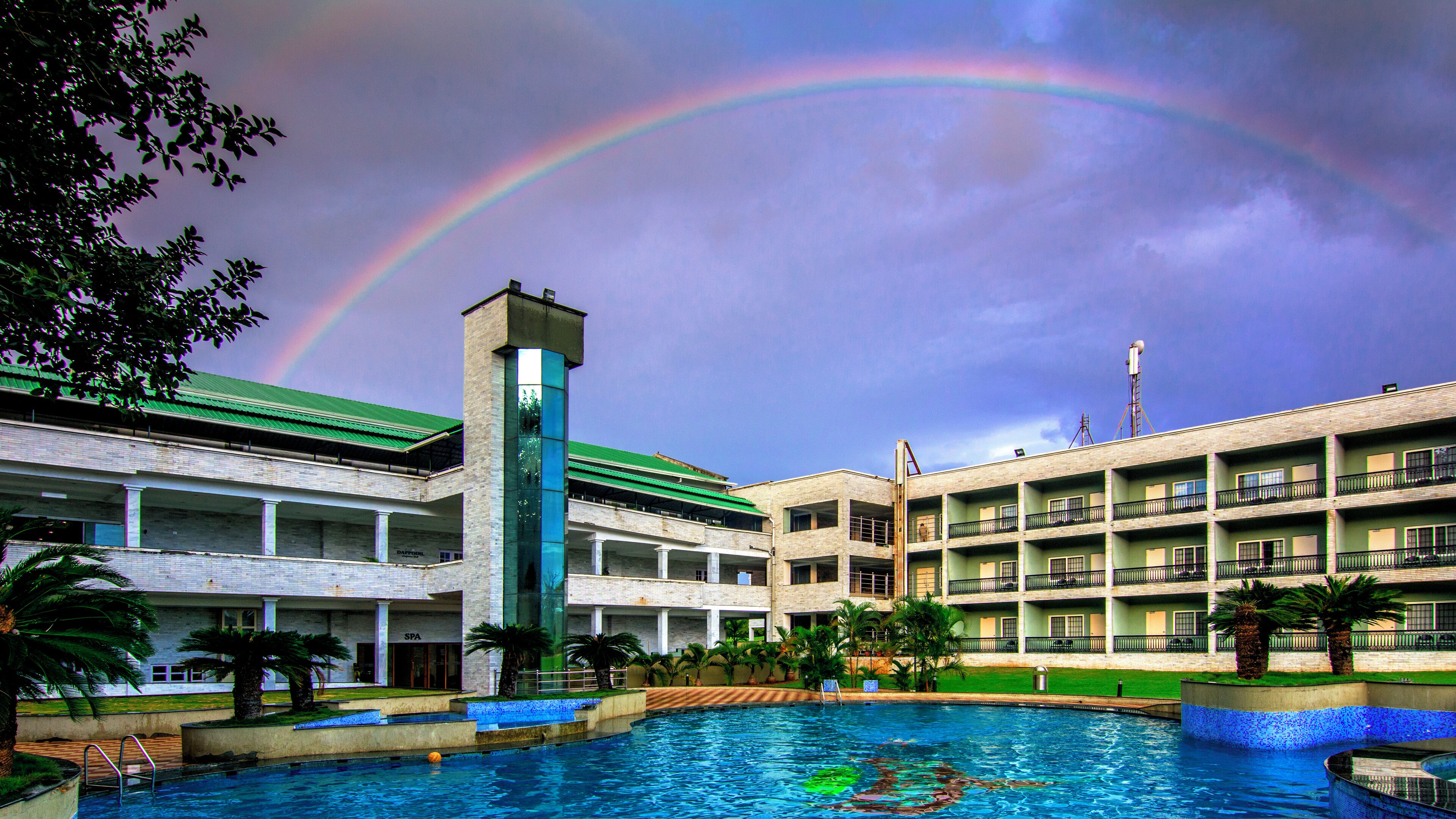 Façade de l’hébergement - soirée/nuit