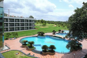 Oasis Pool Superior Room | View from room - Eagleton - The Golf Resort (Ramanagara)