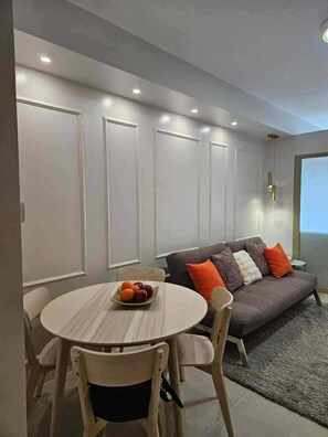 Apartment, 1 Bedroom, Smoking | Dining room - Scandi-inspired Pasay Apartment for Rent - Entire House With Balcony Facing MOA (Pasay)