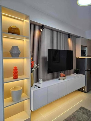 Apartemen, 1 kamar tidur, Boleh Merokok | Ruang keluarga