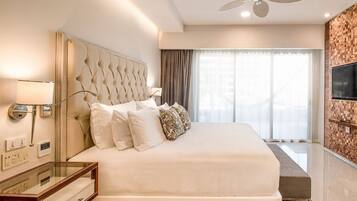 In-room safe, blackout curtains, soundproofing, iron/ironing board