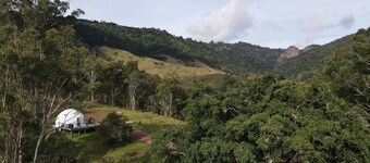 Forest Dome, set upon the foothills of the forest