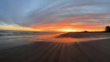 Sun loungers, beach towels