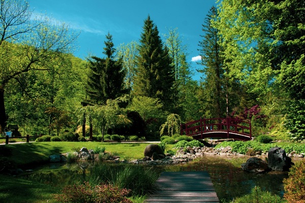 Ein Park in Mozirje