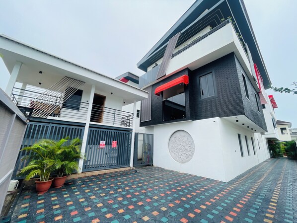 Façade de l’hébergement