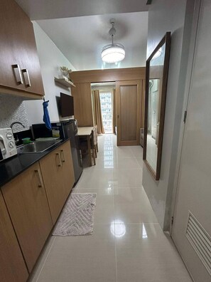 Apartamento, 1 habitación, fumadores, balcón | Cocina privada