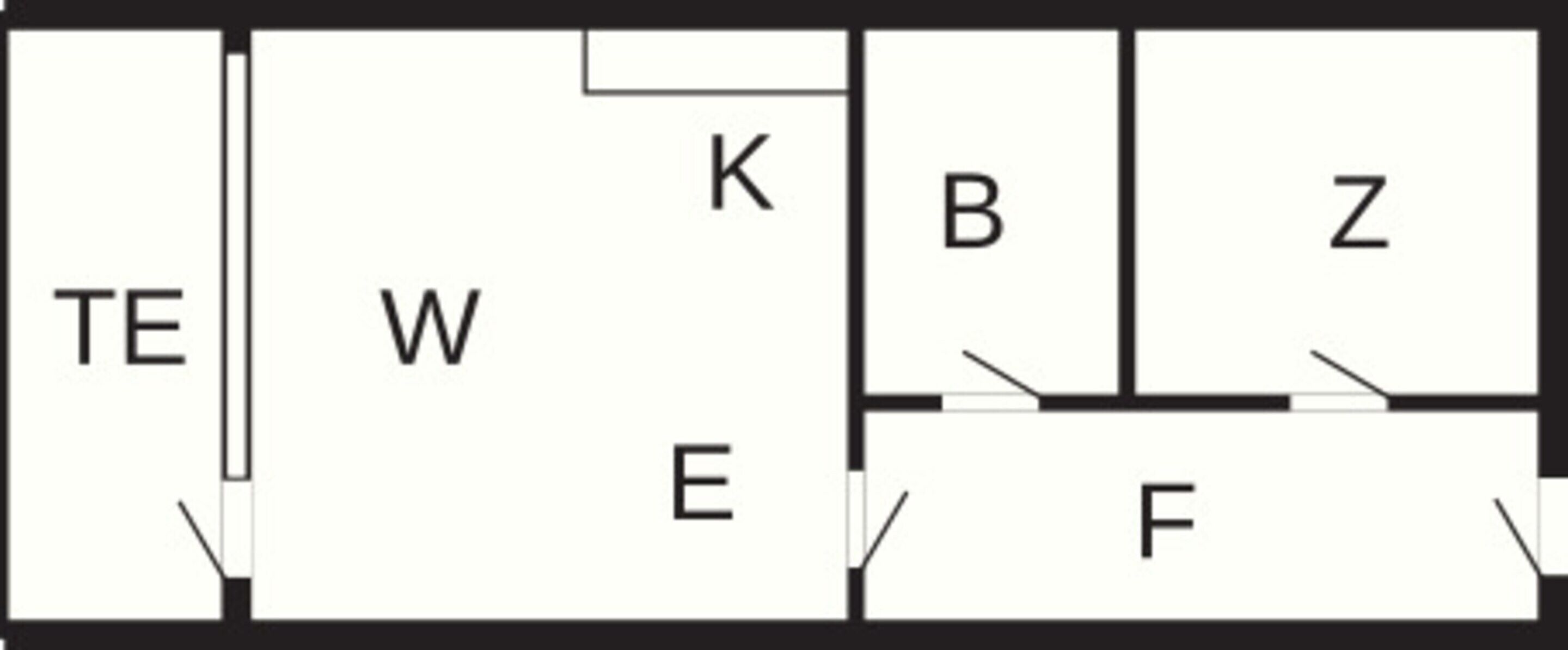 Comfort Apartment, 2 Bedrooms | Floor plan