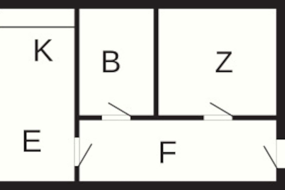 Premium-Apartment, 2 Schlafzimmer | Grundriss
