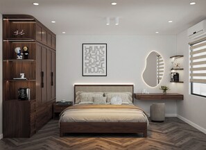 Suite with City View | In-room safe, desk, laptop workspace, blackout drapes