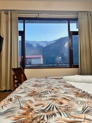 Blick von der Unterkunft