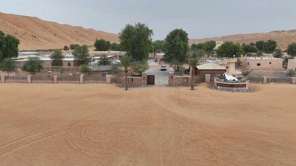 Facciata della struttura