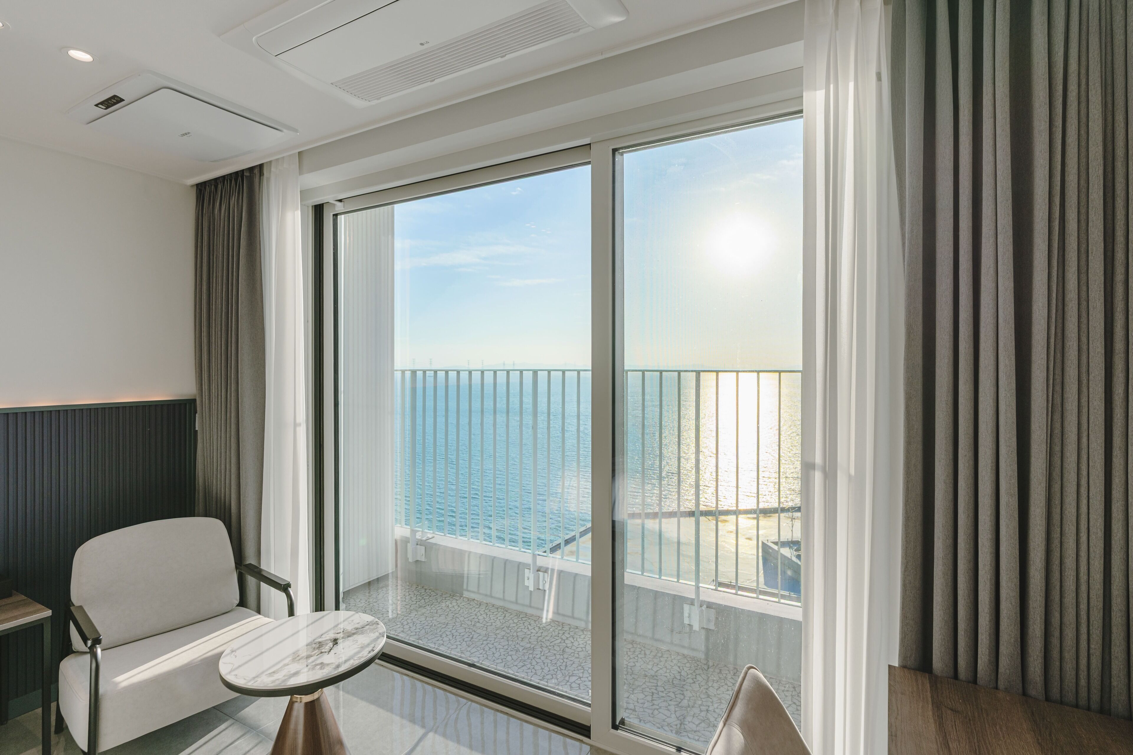 Premier Twin (Ocean View) | Vue sur la plage/l’océan