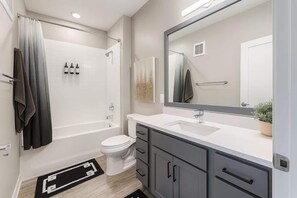 Een douche, een haardroger