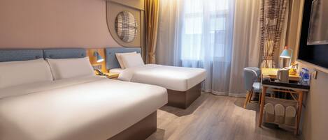 Free WiFi, bed sheets