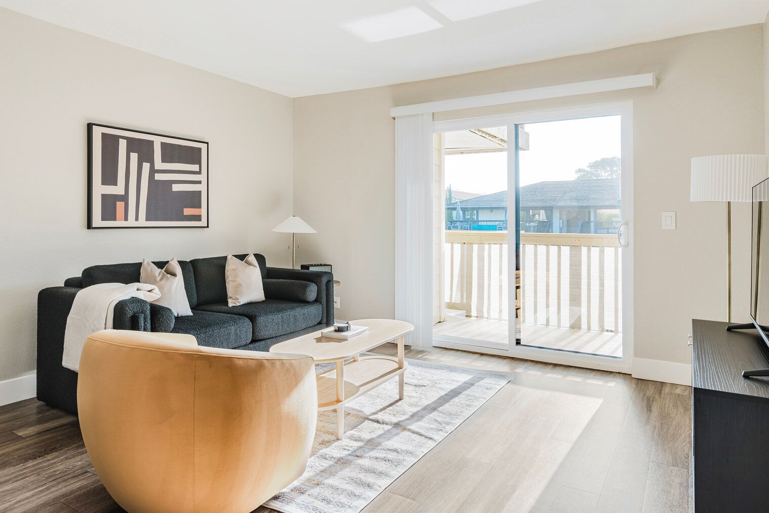 Televisie en een stereo