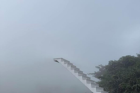 A staircase leading upwards, surrounded by fog. - Kiri Pura Resort Khao Kho (Khao Kho)