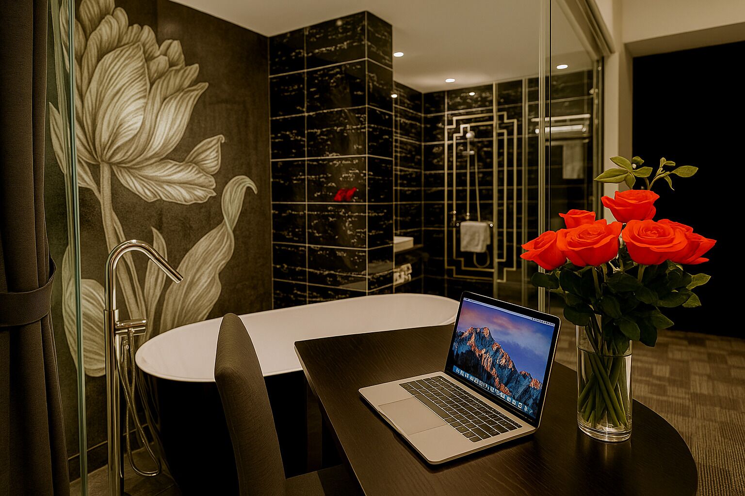 ルーム 浴槽 シティビュー (VIP) | バスルーム | 浴槽、バスアメニティ (無料)、ヘアドライヤー、スリッパ