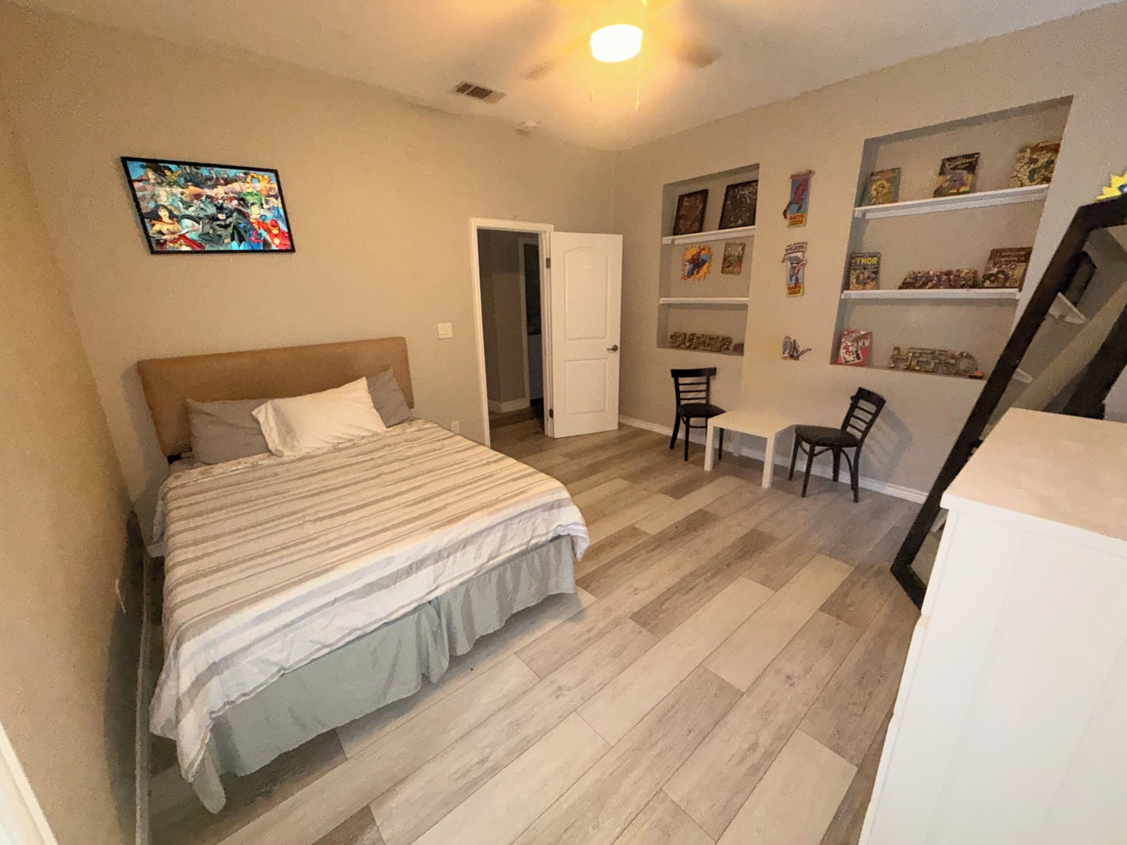 5 soverom, strykejern/-brett, wi-fi og sengetøy