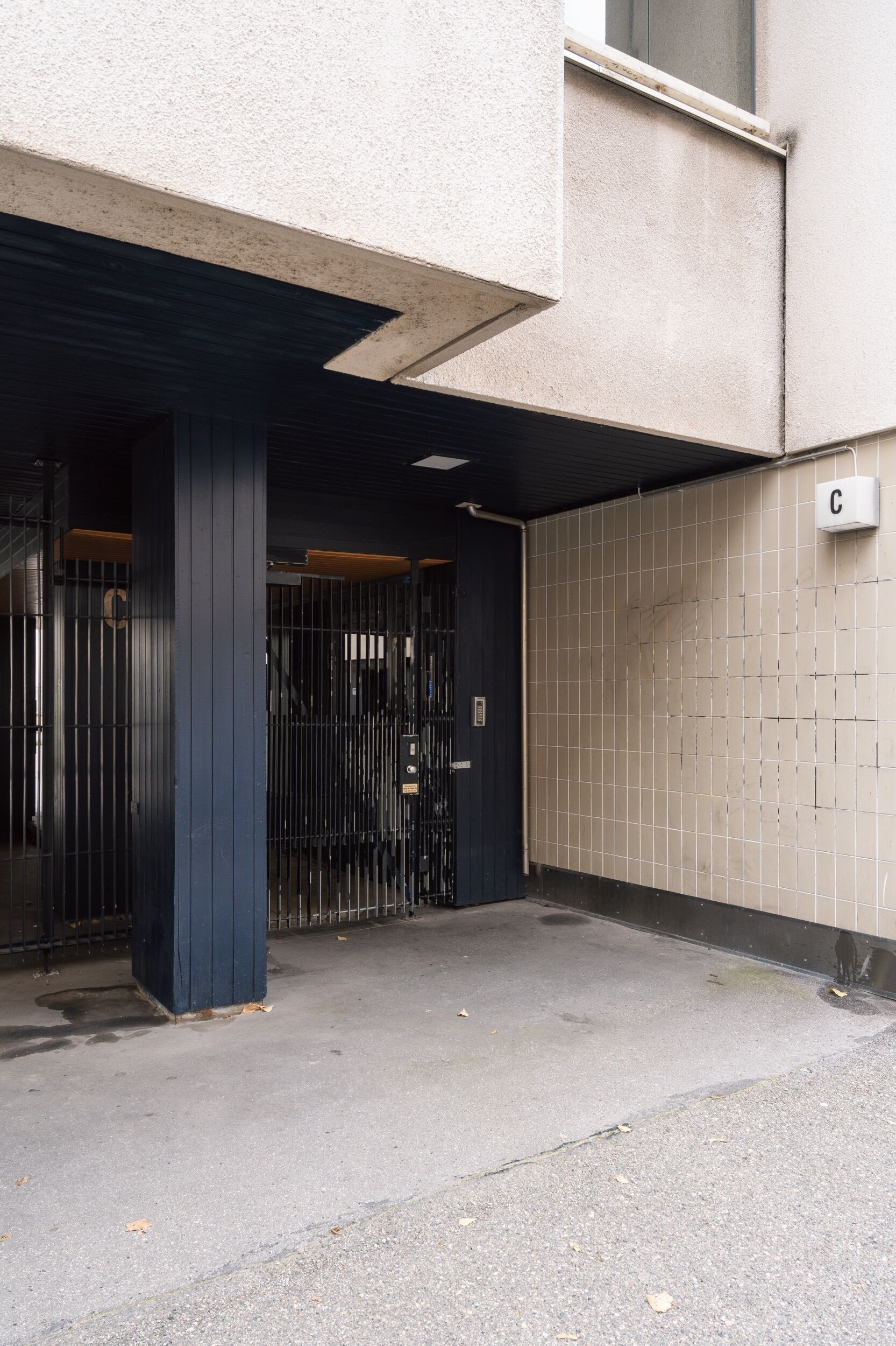 Majoituspaikan sisäänkäynti