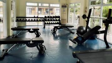 Apartment, 3 Schlafzimmer, barrierefrei, Raucher | Fitnessbereich