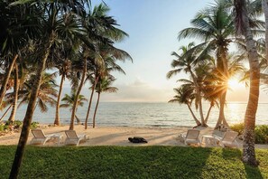 On the beach - Villa Dulce Vida, Akumal Beachfront – Chef Included (Tulum)