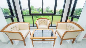 Sala de estar en el lobby