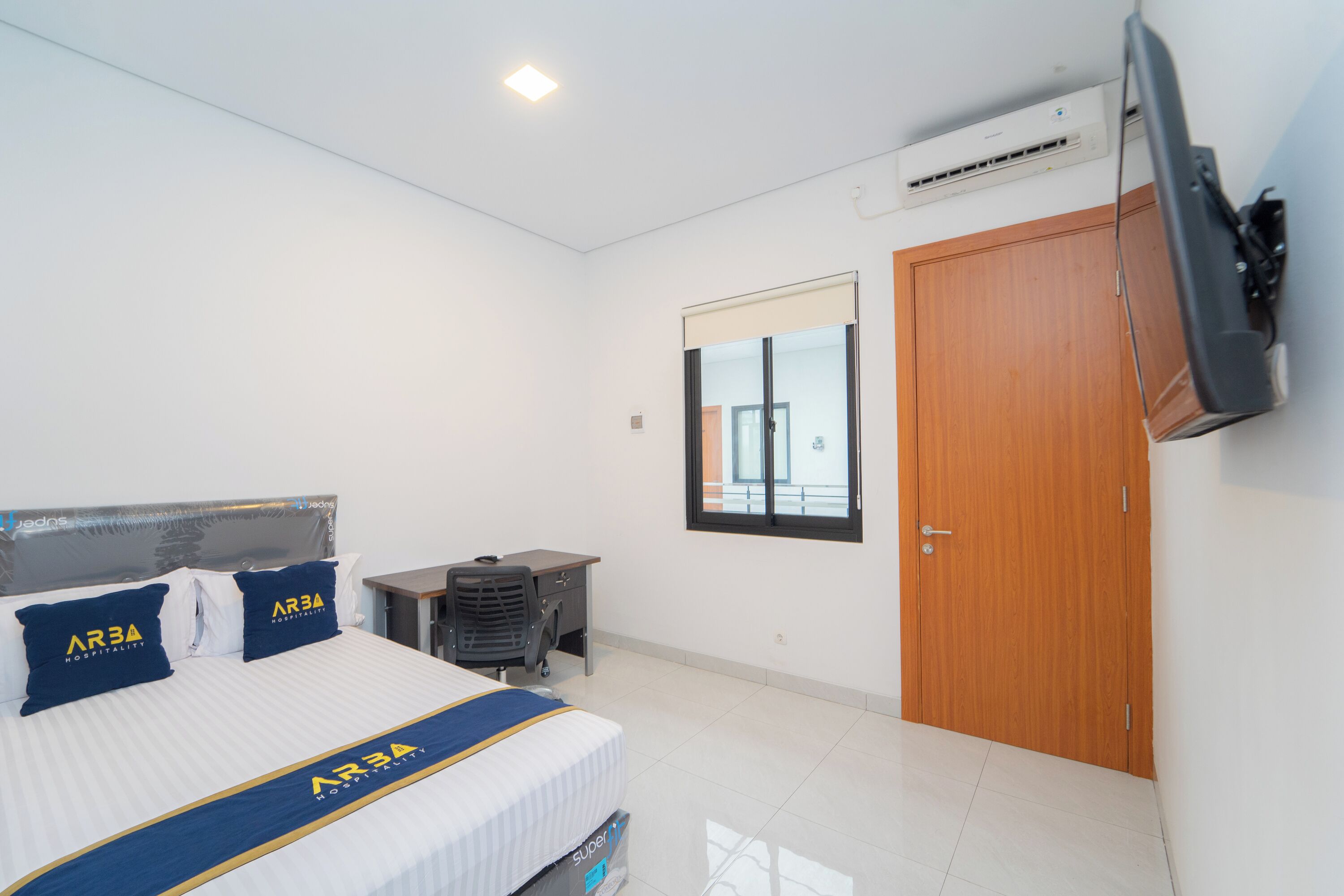 Kamar Double Deluks | Wi-Fi gratis dan seprai linen