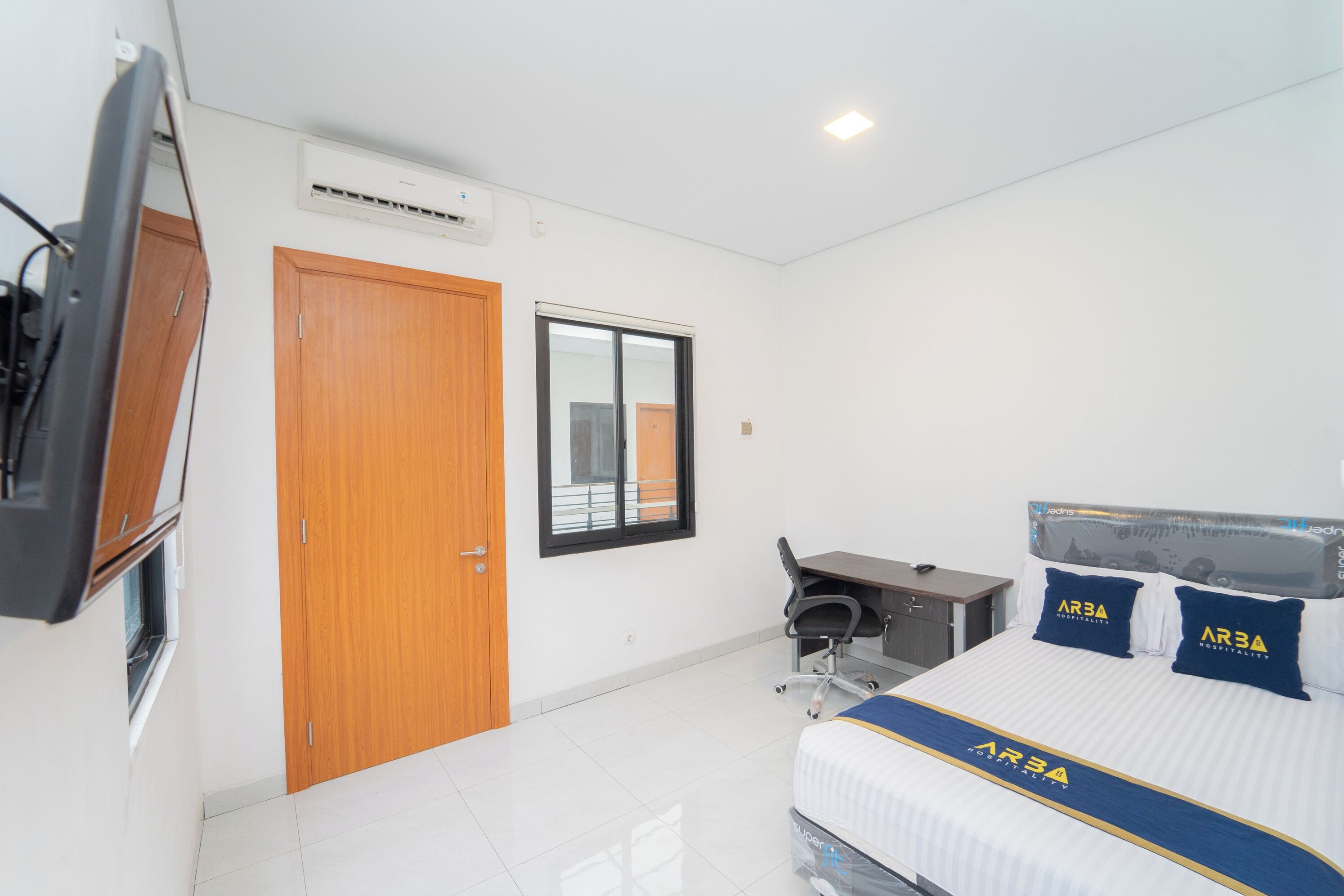 豪華雙人房 | 免費無線上網、床單