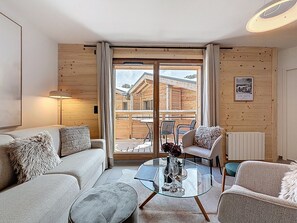 TV - Ebony White-appartement-4pers-Proche pistes (Les Gets)