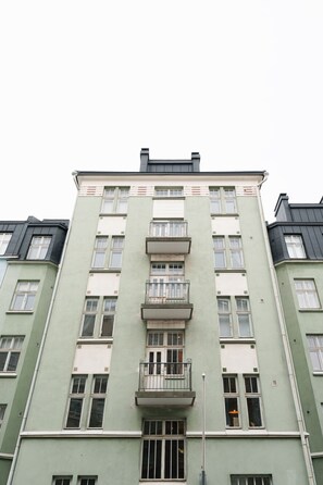 Majoituspaikan julkisivu